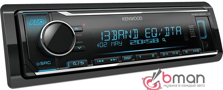 Kenwood KMM-304Y магнитола